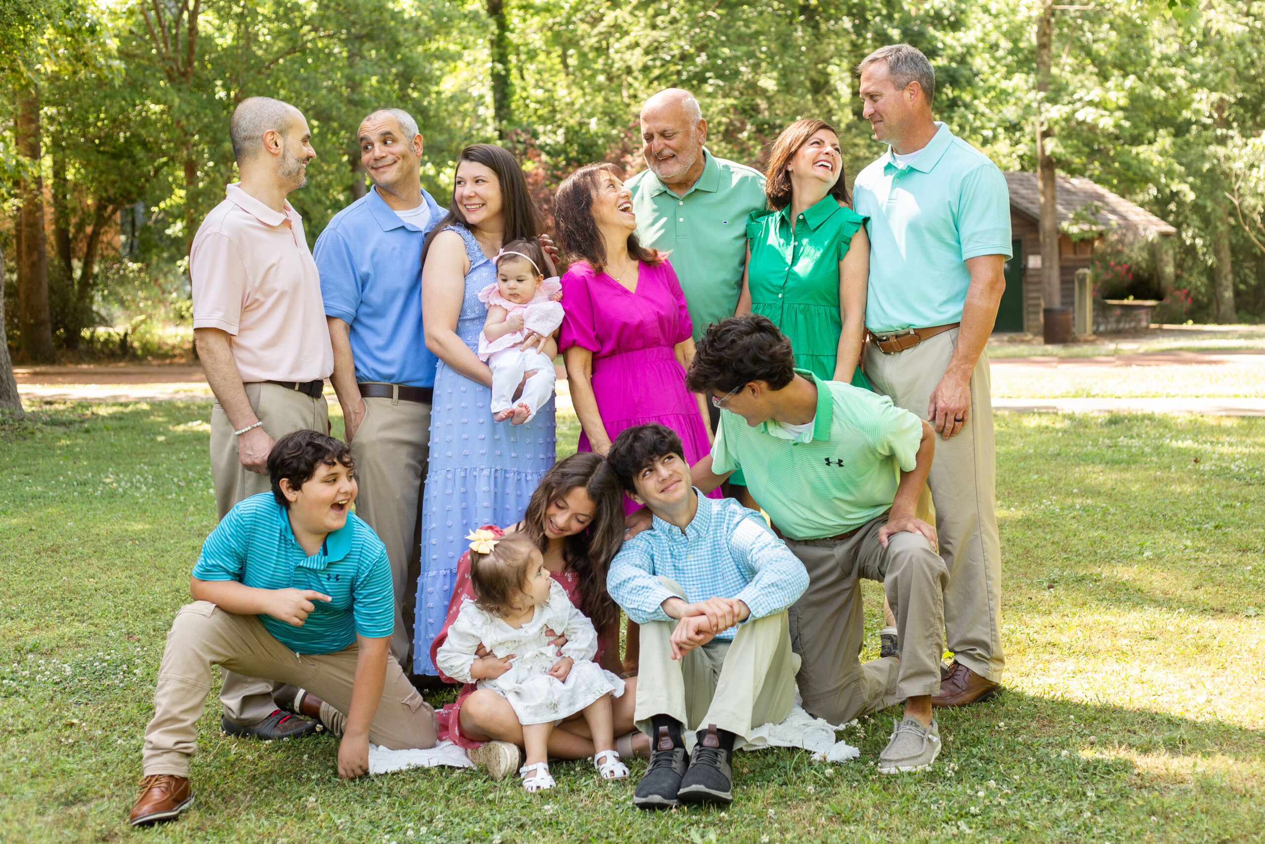 Family Photo session in a park in Birmingham, Alabama