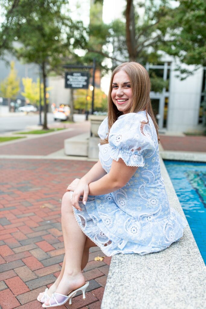 Spain Park High School Senior Photographer.  Downtown Birmingham Alabama Senior Session
