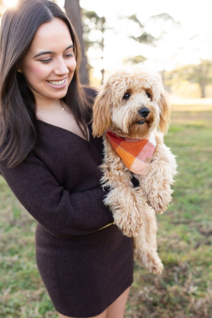 Photo shoot with dog- birmingham Alabama