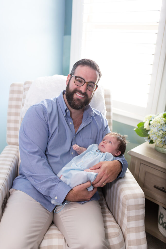 In home lifestyle newborn sessions.  Birmingham Alabama Newborn Photographer