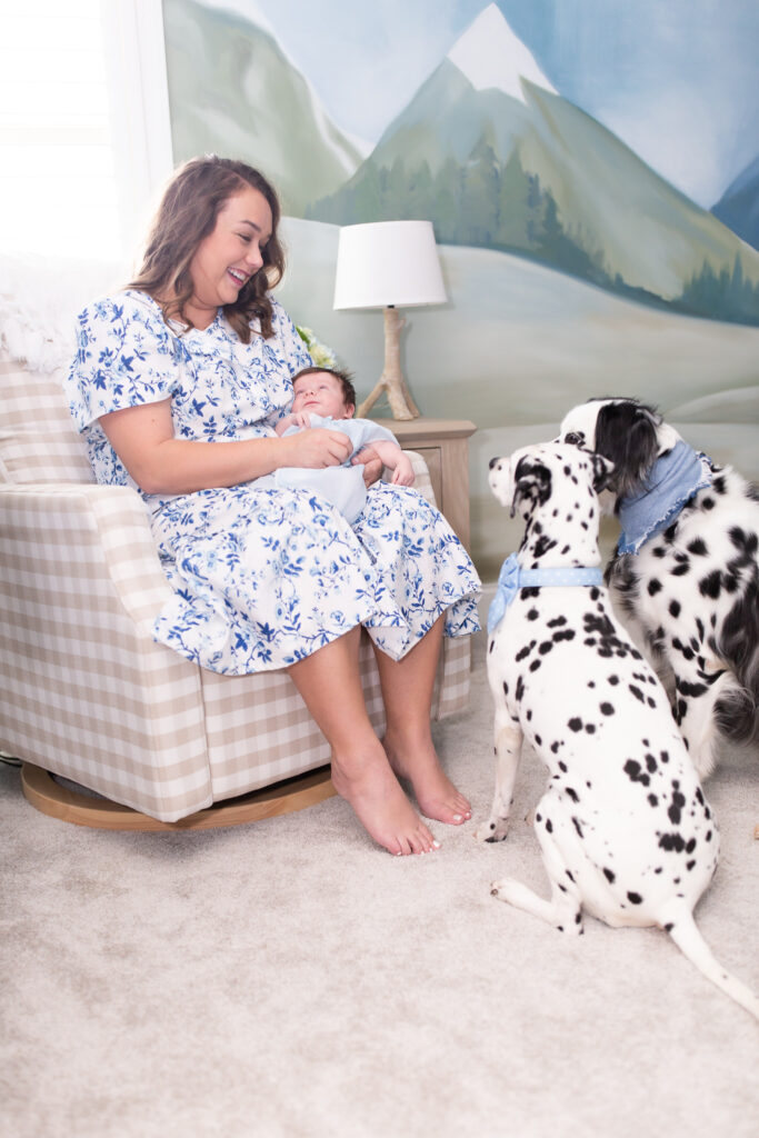 In home lifestyle newborn sessions.  Birmingham Alabama Newborn Photographer