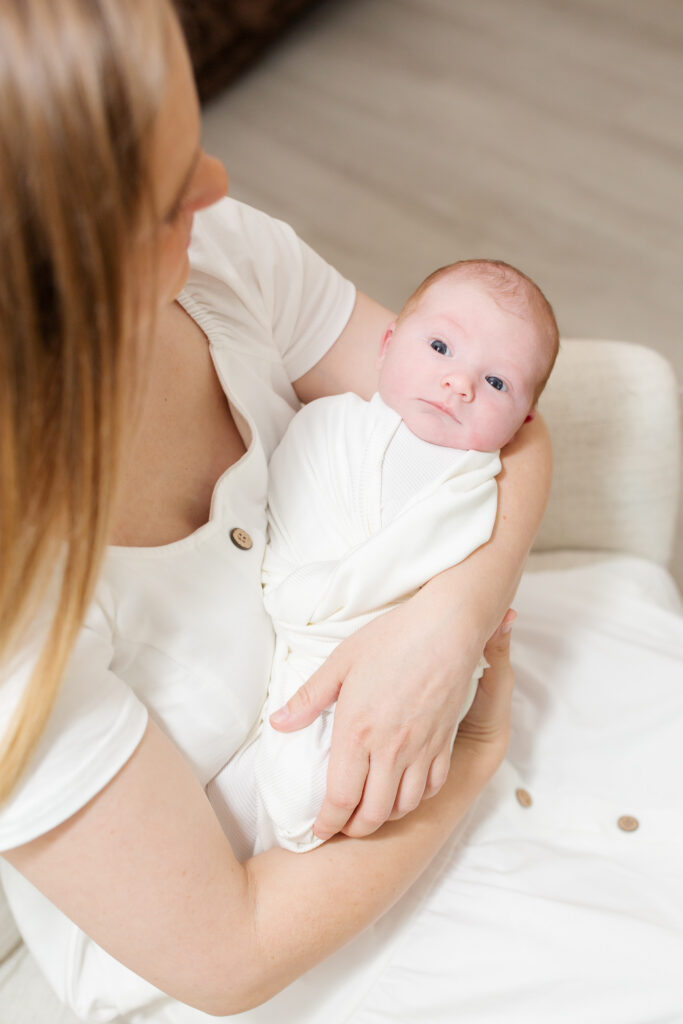 Lifestyle Newborn Photography in Hoover, Alabama. Newborn Session in Hoover, Alabama. Cozy In home newborn Session, Hoover, Vestavia, Mountain Brook, Homewood, Pelham, Helena, Alabaster, Chelsea, Birmingham Alabama.