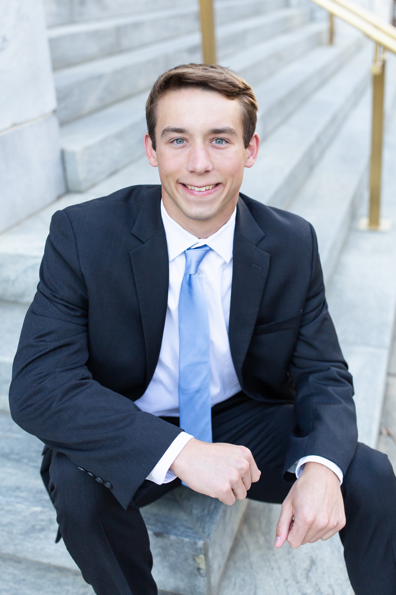 Downtown Senior Portraits for Guys