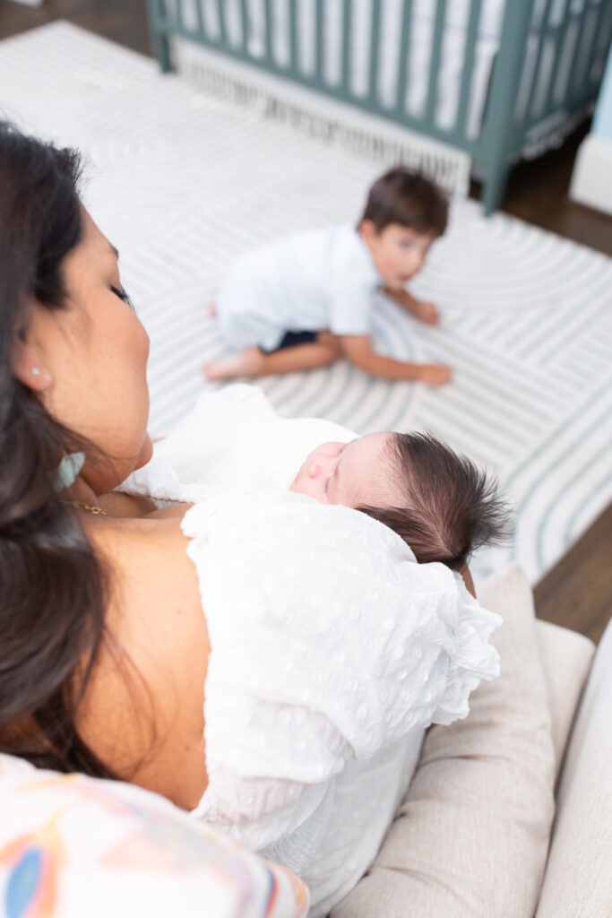 Preparing Siblings for Newborn Photos, Birmingham, Alabama Newborn Photographer