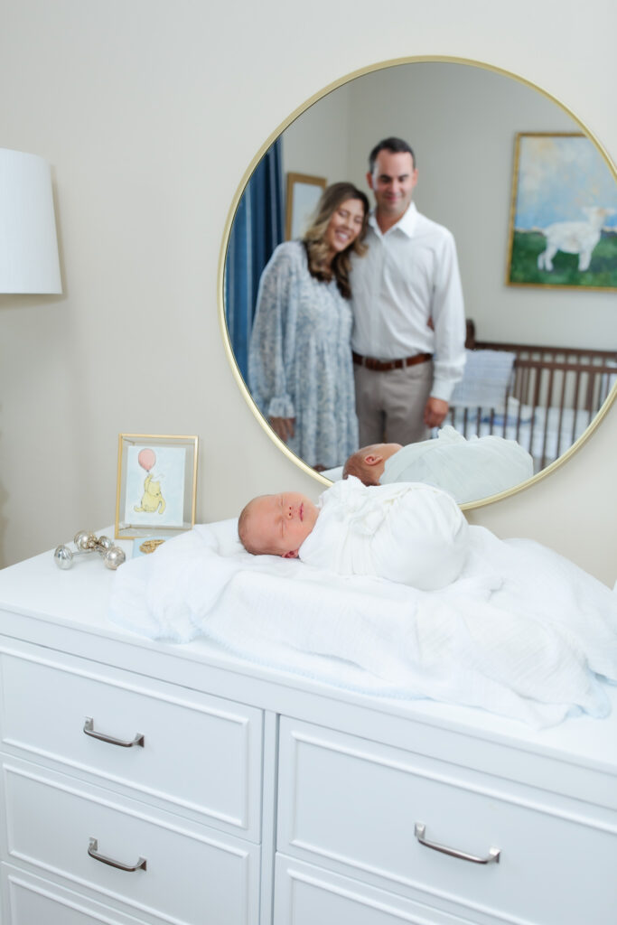 Birmingham, Alabama Newborn Photographer.  Lifestyle Newborn Session.  Baby Photographer.  Hoover, Alabama