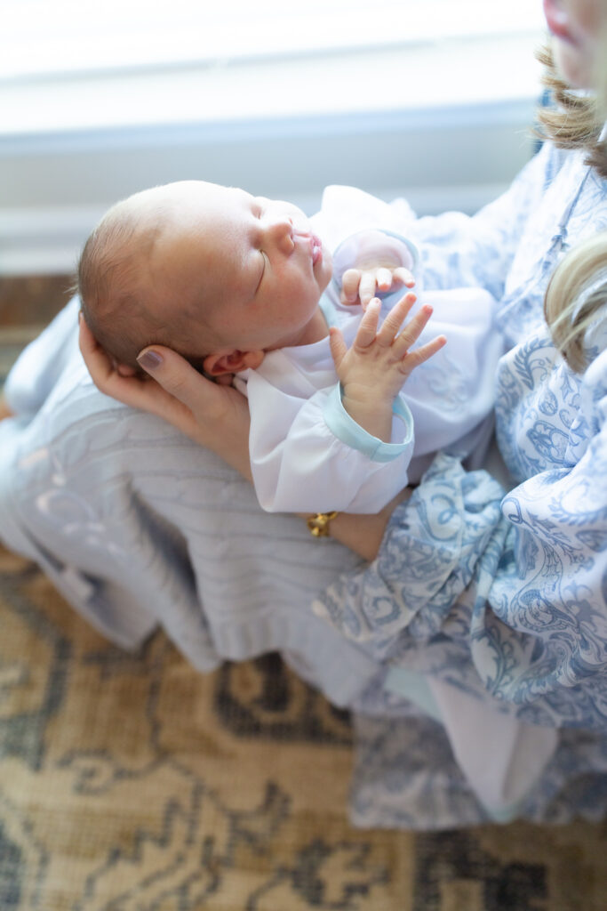 Birmingham, Alabama Newborn Photographer.  Lifestyle Newborn Session.  Baby Photographer.  Hoover, Alabama