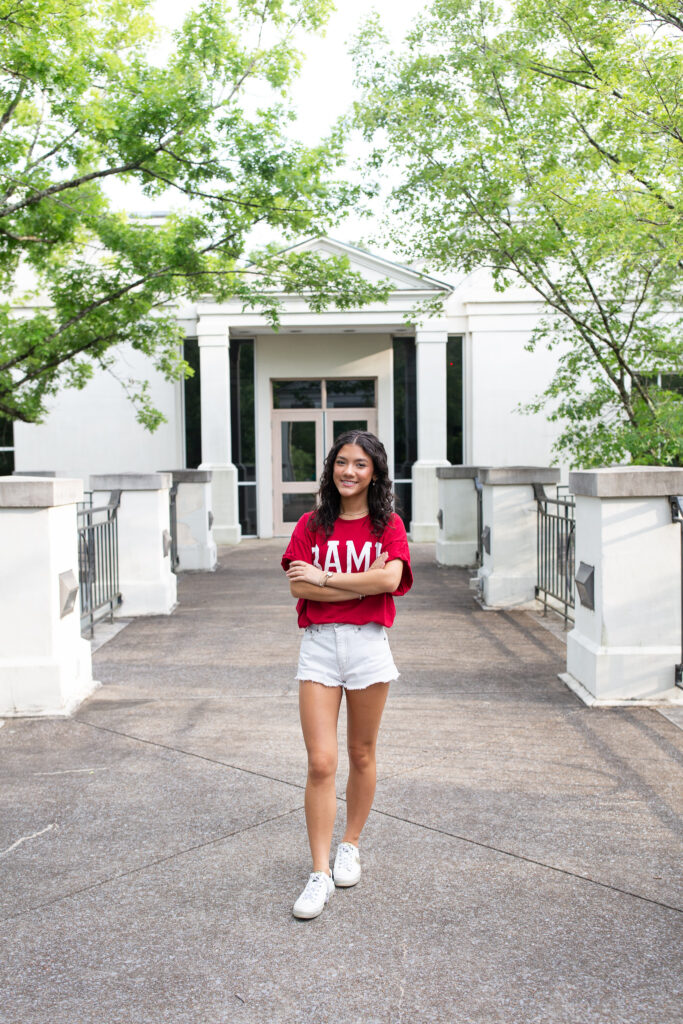 Birmingham Botanical Gardens Senior Portraits