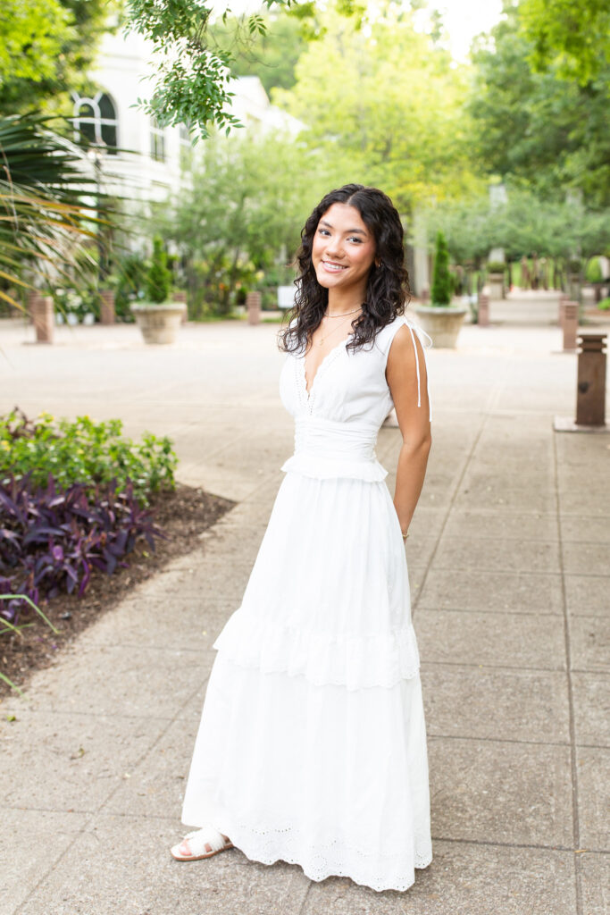 Birmingham Botanical Gardens Senior Portraits