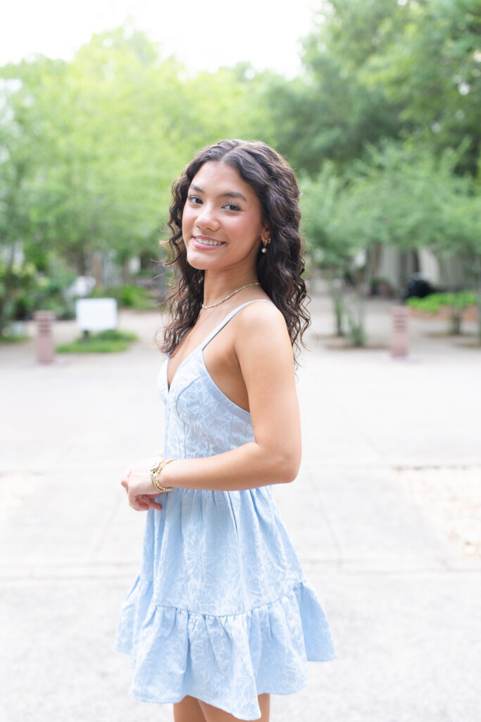 Birmingham Botanical Gardens Senior Portraits
