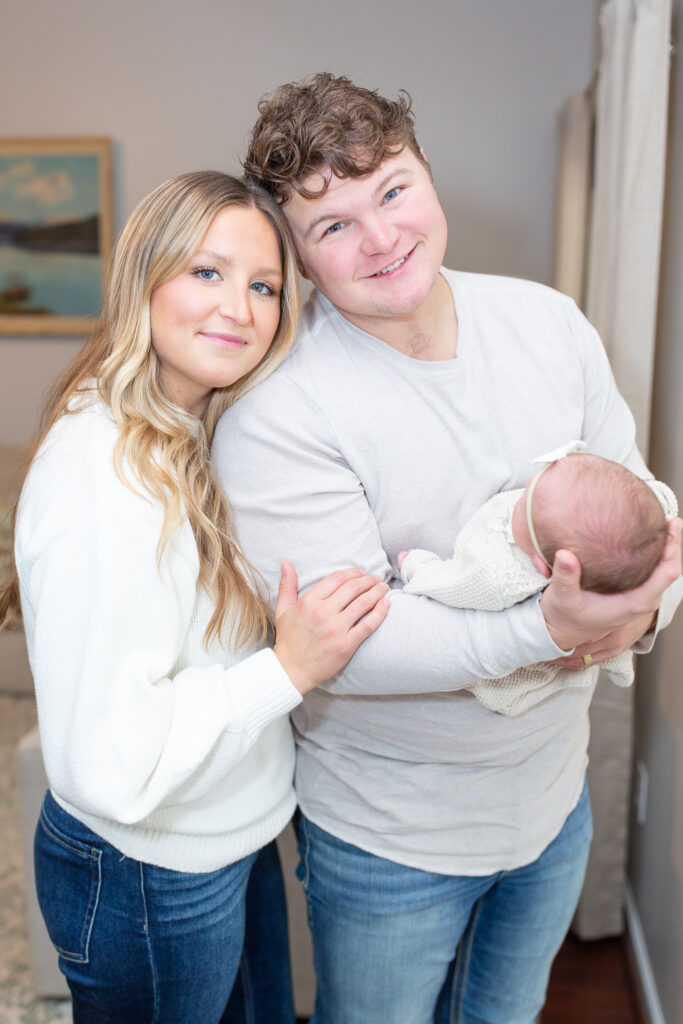 Hoover, Alabama Newborn Photographer. LIfestyle Newborn Photos