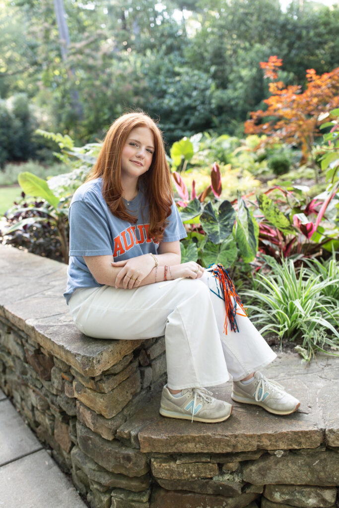 Senior Pictures at Birmingham Botanical Gardens