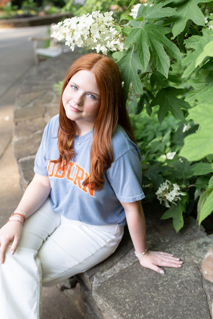 Senior Pictures at Birmingham Botanical Gardens