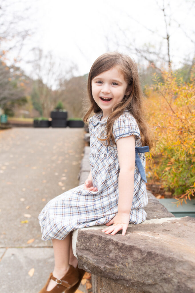 Family Photos at Birmingham Botanical Gardens. Winter Family Session