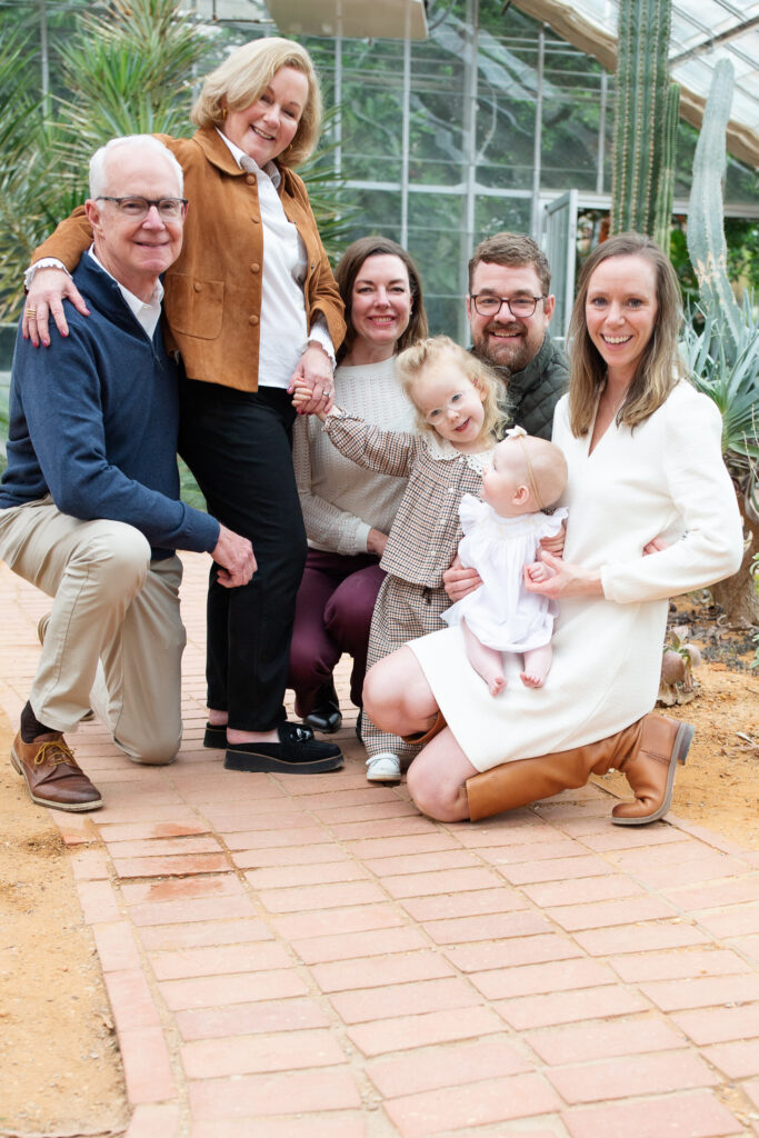 Extended Family Session Birmingham Botanical Gardens