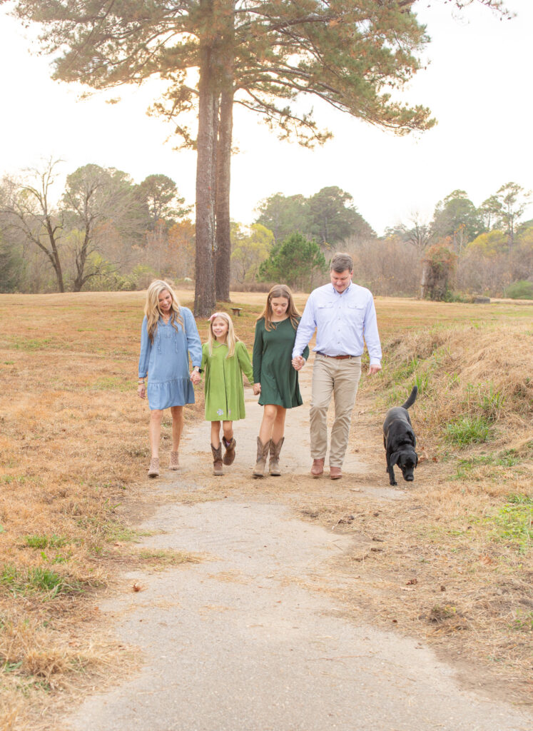 Best time of day for family photos in Birmingham Alabama.  