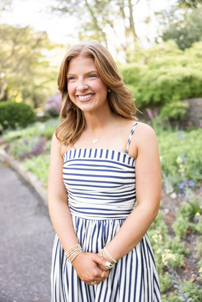 Botanical Gardens Senior Session in Birmingham, Alabama
