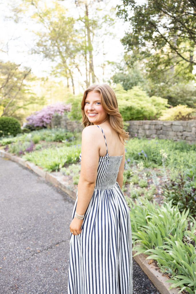 Botanical Gardens Senior Session in Birmingham, Alabama